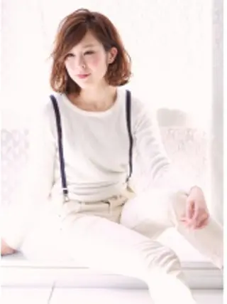 ミディアム パーマ NAO ☆のヘアスタイル