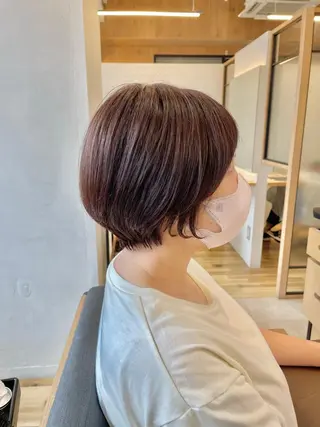 ショート シノハラ ガクト ショート/白髪ぼかしのヘアスタイル