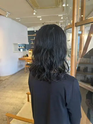 ミディアム パーマ ㅤㅤㅤㅤㅤㅤㅤㅤㅤㅤ 彩衣のヘアスタイル
