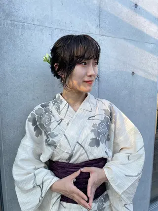 ヘアアレンジ 佐伯 和佳のヘアスタイル