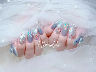 セミロング ELIA【エリア】 nailsalonのネイルデザイン