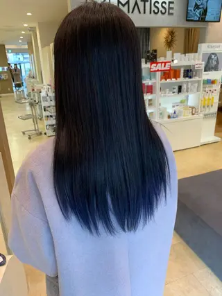 ロング カラー 西新/siohair 似合わせ/石尾刻矢のヘアスタイル