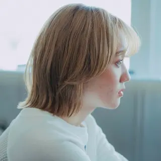 ミディアム カラー ハイトーン/ボブ/ ハイライト🌱ᩚ涼介のヘアスタイル