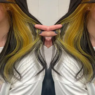 ロング カラー ブリーチなしWカラー /レイヤー🫧ナシコのヘアスタイル