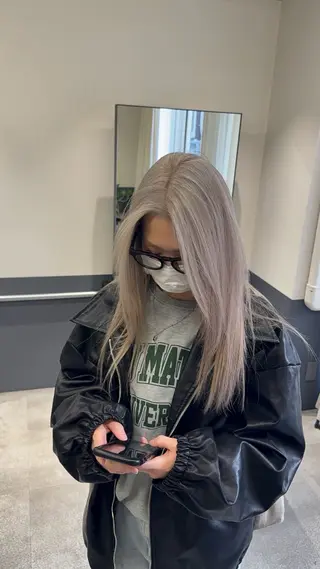 ロング CIERA.心斎橋 ブリーチ/ハイライト/バレイヤージュ【シエラ】所属・ハイトーン/ 心斎橋/龍之介のヘアスタイル