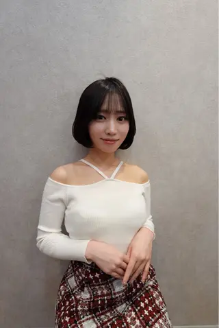 ショート 銀座🇰🇷韓国ボブ 🧡巻ける縮毛/せんのヘアスタイル
