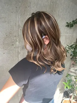 セミロング カラー 🌈透明感カラー ✨松田龍也🌈のヘアスタイル