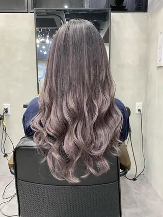 ロング カラー 艶髪/縮毛矯正 特化 ヒトシのヘアスタイル