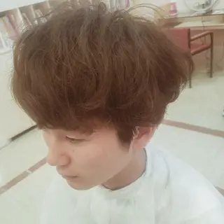 メンズ パーマ EMANON名古屋所属・美谷添（ミヤゾエ） まどか大人ヘアサロンのヘアスタイル