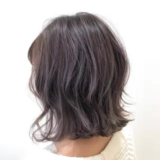 ミディアム カラー 🌈ぷる艶カラー🌈 髪質改善👑柳沼尚貴のヘアスタイル