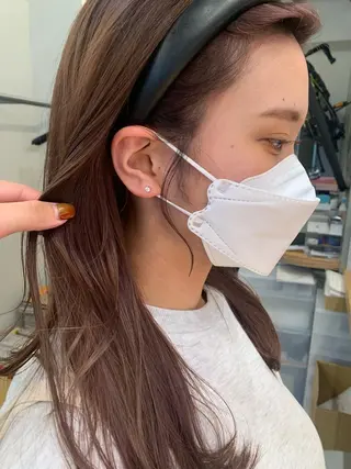 カラー 🍃marina🍃 韓国ヘア/Aujuaのヘアスタイル