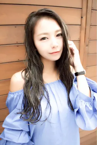 ロング カラー エクステリピート率 No.1 菊池　悠介のヘアスタイル