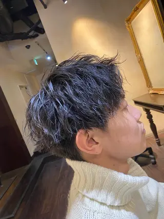 パーマ メンズ 大阪メンズヘアのプロ 高橋 直希のヘアスタイル