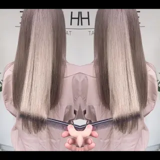 ロング カラー cherie所属・バレイヤージュ/ ハイライト/大内格のヘアスタイル