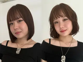 ミディアム カラー 宮嶋 蓮のヘアスタイル