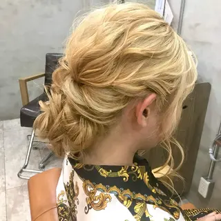 ロング まつパ・ヘアセット ♡Chinami♡のマツエク・マツパデザイン