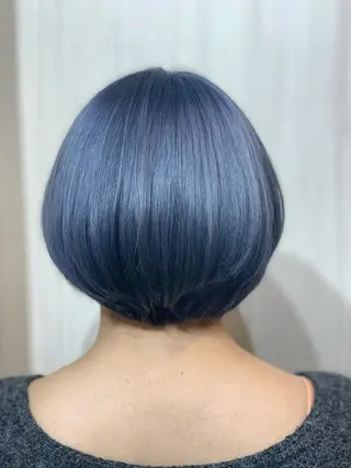 セミロング カラー ヘアアレンジ ⭐️柏木皇気ブリーチ ムラ修正/他店直しのヘアスタイル