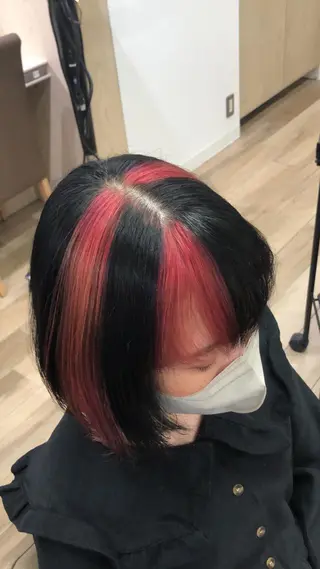 ショート カラー 渡辺 大輝 メンズパーマのヘアスタイル