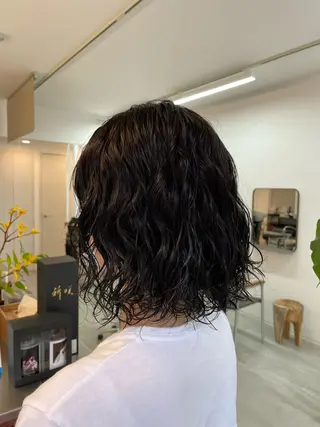 ミディアム パーマ ⛲️every 🌼 平子 歩美 ☺︎のヘアスタイル