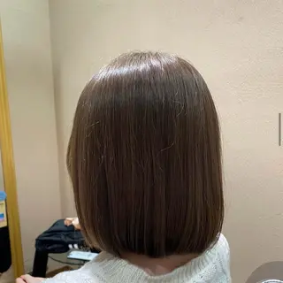 セミロング さとう りほのヘアスタイル