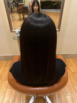 セミロング カラー 池見 円花のヘアスタイル