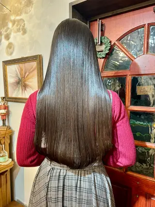 ロング 伏田 遼馬のヘアスタイル