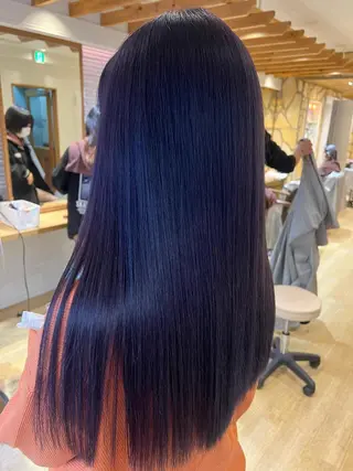 ロング 渋谷ハイトーン/ デザインカラー阿部のヘアスタイル