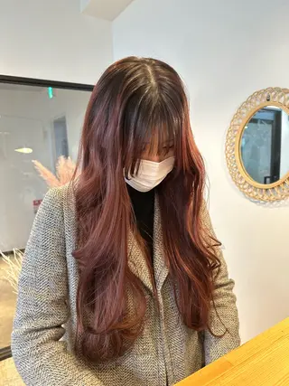 ロング yuika .のヘアスタイル