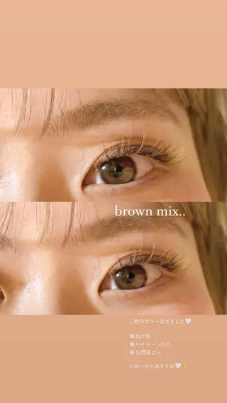 ヘアアレンジ ネイル マツエク・マツパ My sweet salon 明石駅前店所属・eye MIRAIのマツエク・マツパデザイン