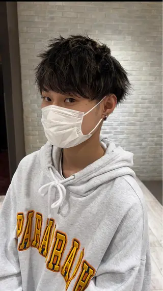 ショート カラー メンズ 【メンズ特化美容師】 🐍NAO🐍のヘアスタイル