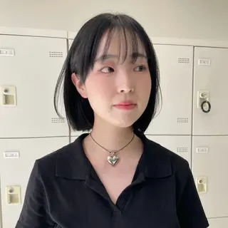 ミディアム MOE 福岡韓国ヘア✧︎のヘアスタイル