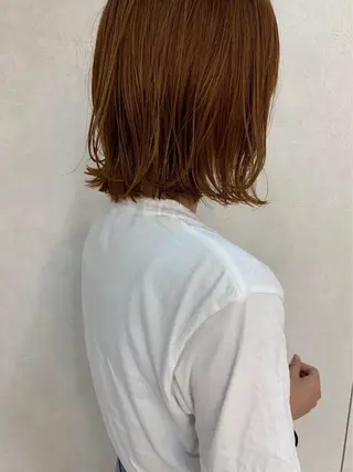 ミディアム カラー 髪質改善 ヒデのヘアスタイル