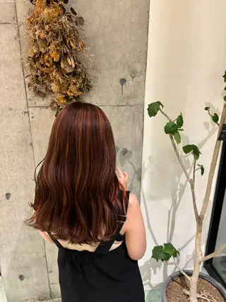 ロング カラー BLESS所属・森 梨奈🩷 カットモデル募集✂︎のヘアスタイル