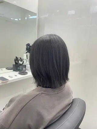 ミディアム カラー Blue所属・韓国ヘア🇰🇷 りさのヘアスタイル