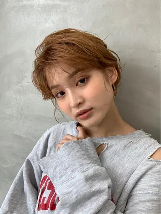 ショート カラー 🌿似合わせブリーチ 松本朋幸🌿のヘアスタイル