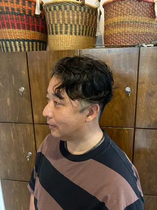 メンズ レイヤーカット/艶髪 /パーマaikoのヘアスタイル