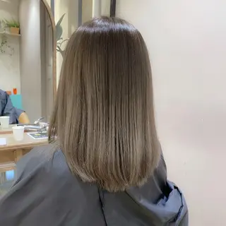 セミロング カラー 🇰🇷韓国レイヤー 錦糸町【北山謙三】のヘアスタイル