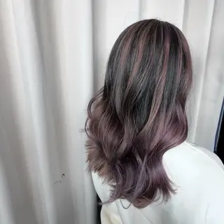 ロング カラー かなざわ みかのヘアスタイル