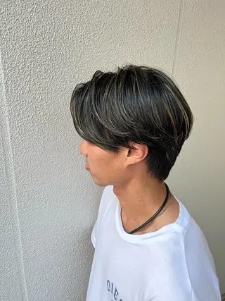 ショート カラー メンズ HAREKE loopidea（ハレケ ルーピディア）所属・川島 穂乃香のヘアスタイル