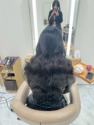 ロング カラー 🫧ワンホンヘア🫧 MACOのヘアスタイル
