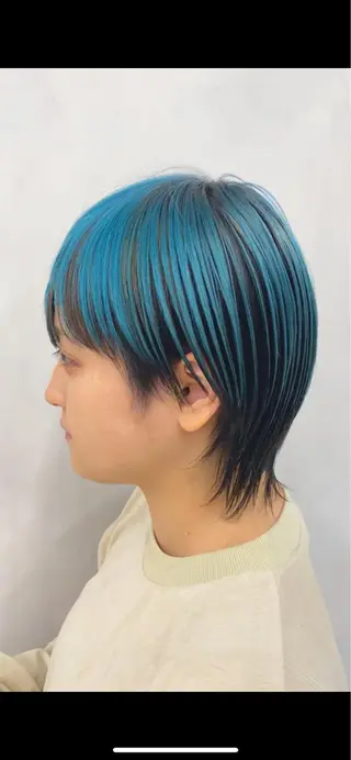 ミディアム カラー 🎨ショートの神様 /神評価🎨原田公祐のヘアスタイル