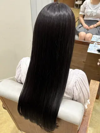 ロング カラー ブリーチカラーモデル ダブルカラー✨ななほのヘアスタイル