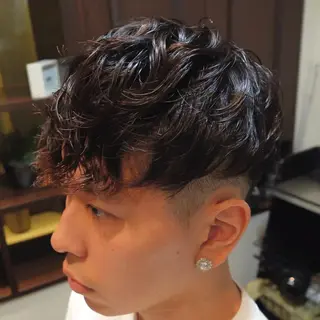 ショート パーマ メンズ ヨリソイhair salon所属・浦添メンズ 経験20年／のヘアスタイル