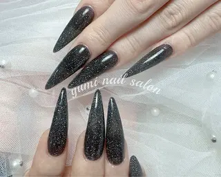 ネイル Yumi ジェル& チップ長さだしのネイルデザイン