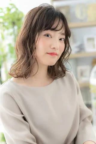 パーマ 出町 光流のヘアスタイル