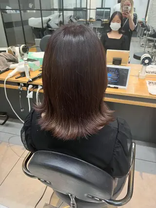 カラー philia所属・HONO/韓国 🇰🇷大阪エクステのヘアスタイル