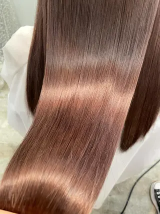 ロング カラー 韓国ヘア🤍髪質改善 🇰🇷AKANEのヘアスタイル