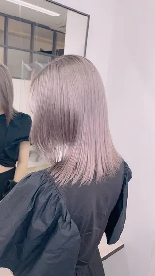 ミディアム カラー MONIQA【モニカ】所属・名古屋ハイトーン/ 🐶ブリーチ専門店のヘアスタイル