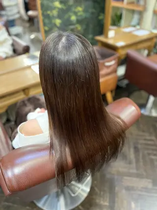 ロング デザインカラー/ コーンロウのヘアスタイル