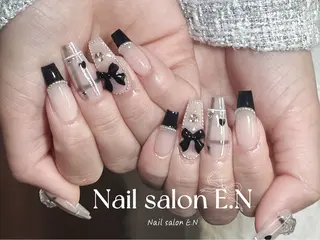 ネイル E.N🦋 長さ出し/持ち込みのネイルデザイン